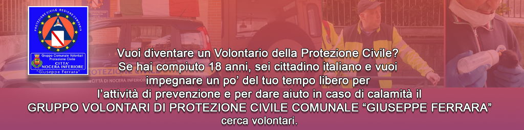 Vuoi diventare un Volontario di Protezione Civile?