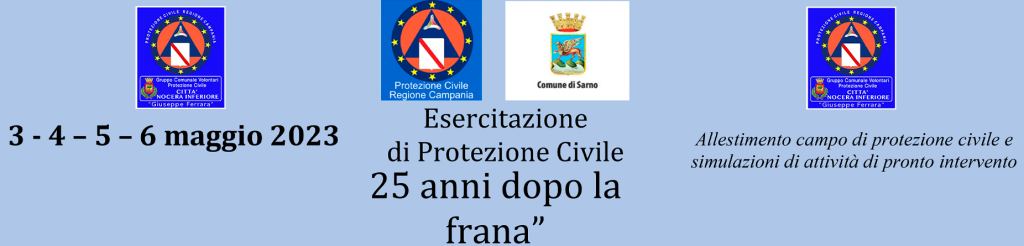 25 anni dalla frana, esercitazioni di Protezione Civile a Sarno e Siano